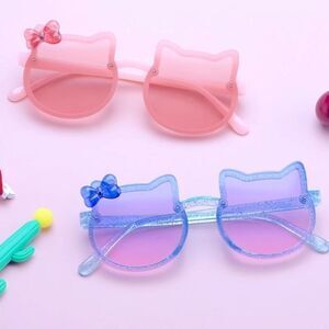 NEW! Girl’s Gradient Blue Kitty Sunglasses